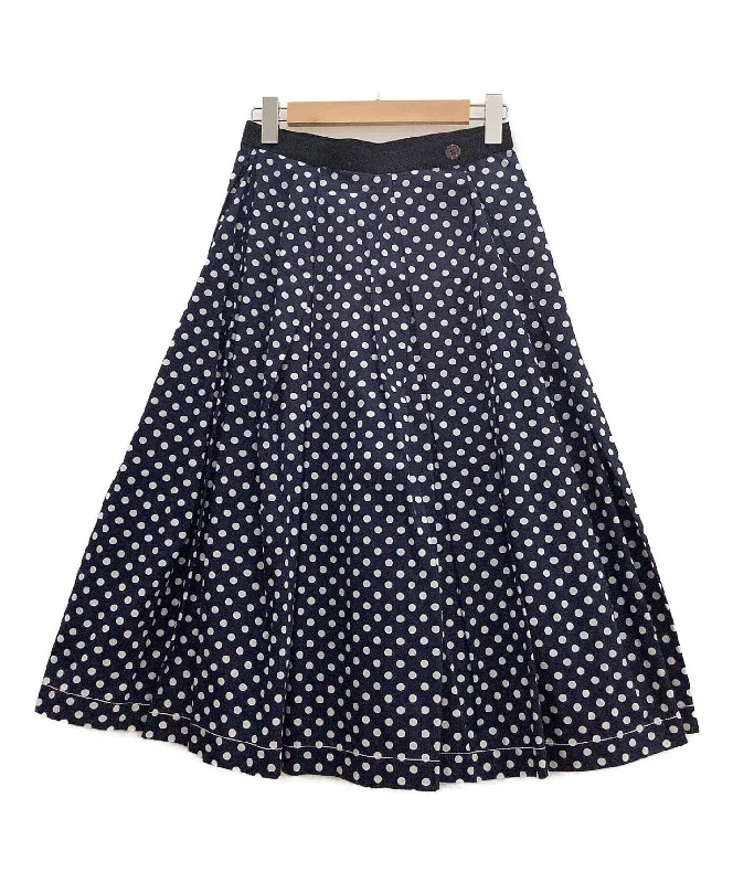 [Pre-owned] COMME des GARCONS tricot COMME des GARCONS tricot cotton broadcloth polka dot print skirt TG-S017