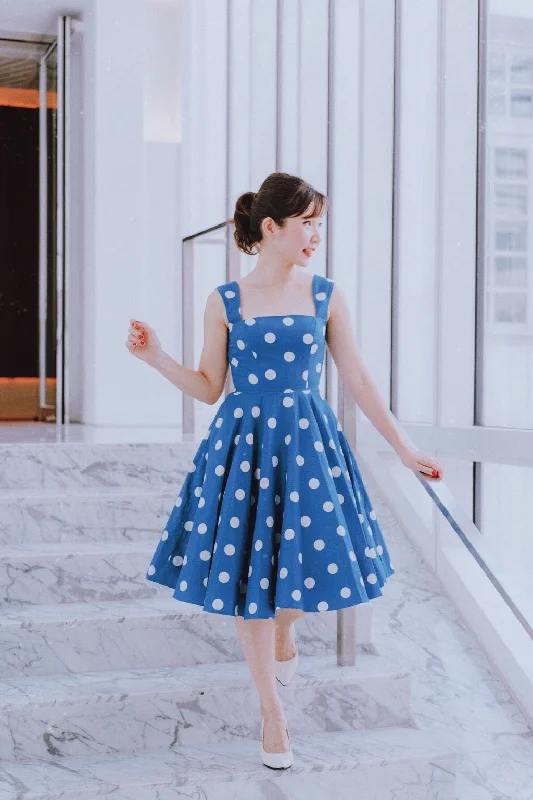 Florence Swing Dress in British Polka