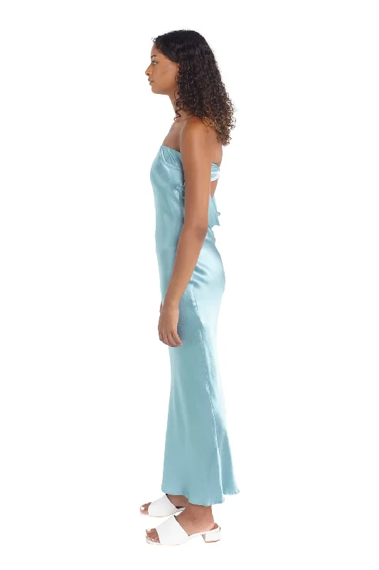 Moon Dance Strapless Dress Seaspray