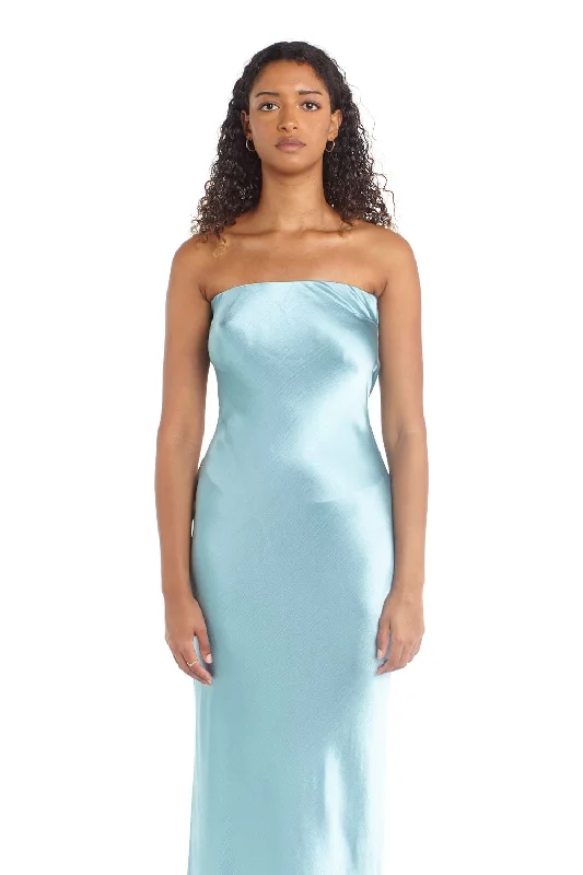 Moon Dance Strapless Dress Seaspray